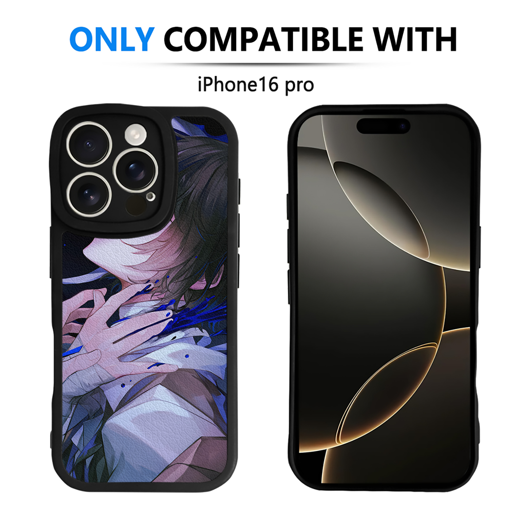 （画像用） 文豪ストレイドッグス Bungo Stray Dogs 【iPhone 16シリーズ対応】シリコンスマホケース（レザー調） 材質：シリコン